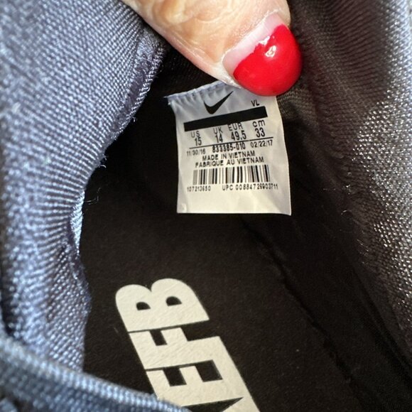 Nike Vapor Untouchable Pro TD Men’s Size 15 Football Cleats Black 833385-010